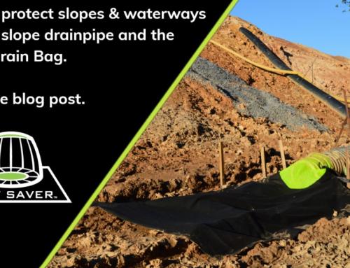 Protected: How to protect slopes & waterways using a slope drainpipe and the Silt Saver Slope Drain Bag